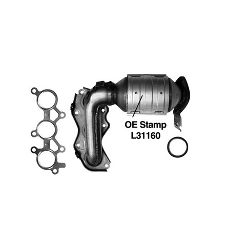 AP Exhaust 751159 Exhaust Manifold with Integrated Catalytic Converter For LEXUS,TOYOTA
